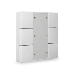 55MM KNX PUSH BUTTON PLUS 6-FOLD/series.02 White gloss