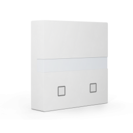 55MM KNX MOTION DETECTOR/AUTOMATIC SWITCH WHITE MATT WITH TEMPERATURE SENSOR