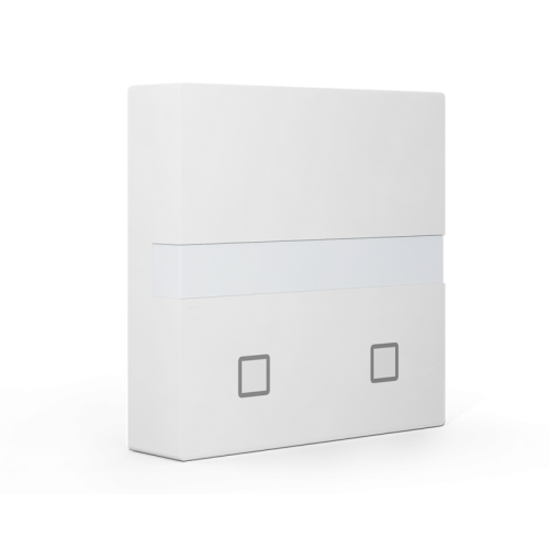 55MM KNX MOTION DETECTOR/AUTOMATIC SWITCH WHITE MATT WITH TEMPERATURE SENSOR