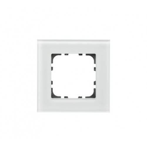 55MM GLASS COVER FRAMES WHITE 1-FOLD